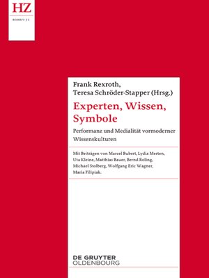 cover image of Experten, Wissen, Symbole